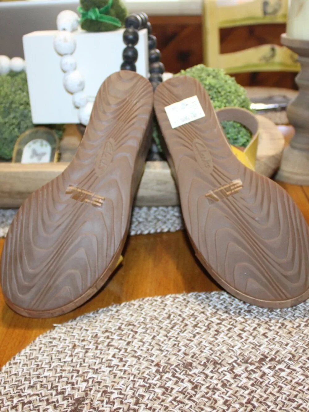 NWT CLARKS Stasha Hale Sandal Wedges 9 1/2 WIDE STUNNING! - Picture 16 of 16